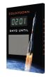 Countdown Digi-Day® 3 Electronic Scoreboards: Countdown - _ Days Until (with rocket)