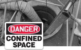 Confined- Space B W