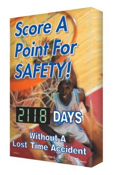 SCORE A POINT FOR SAFETY! #### DAYS WITHOUT A LOST TIME ACCIDENT