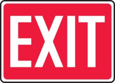 Safety Sign: Exit