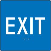 ADA Braille Tactile Sign: Exit