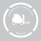 Floor Marking Stencil: Forklift Traffic Only