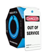 OSHA Danger Tags By-The-Roll: Out Of Service