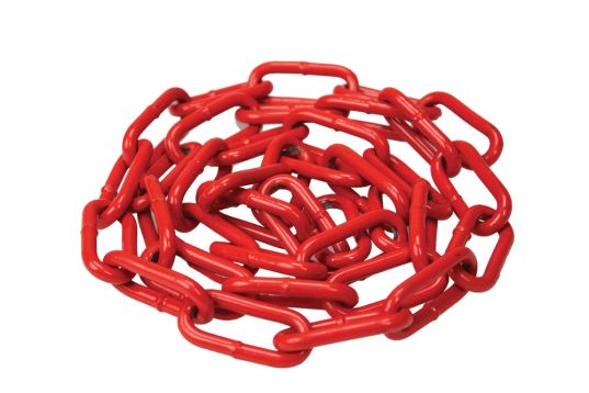 Red Powder-Coated Steel Chain (PRC804)