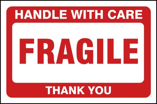 fragile sign