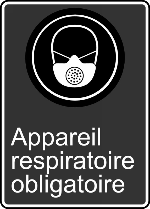 Respiratory Protection Required Safety Sign MCSA573