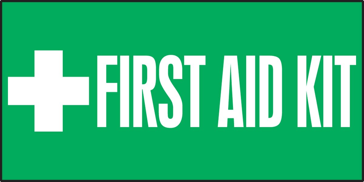 First Aid Kit Safety Label LFSD508