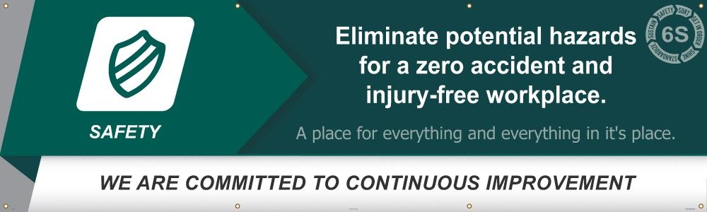 5S Banners - Eliminate Potential Hazards For A Zero Accident And Injury ...