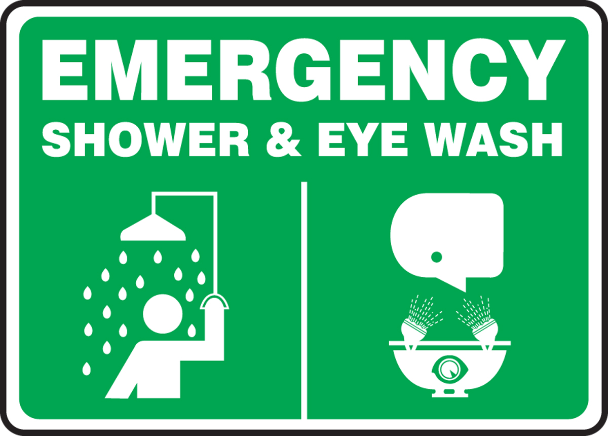Eye Wash Station Signs Printable Pdf