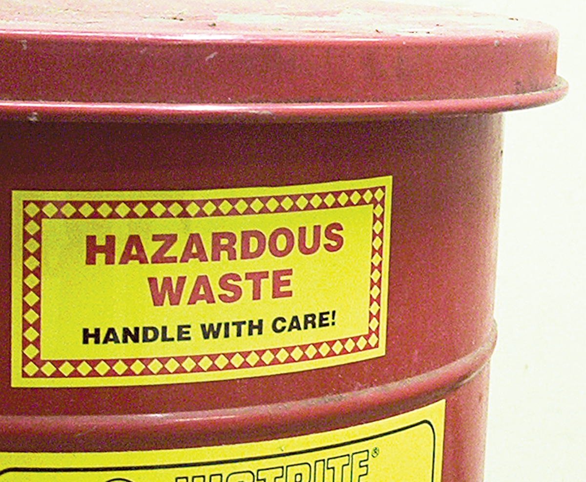 Hazardous Waste Label Hazardous Waste Chemical Properties Mhzwcapsp