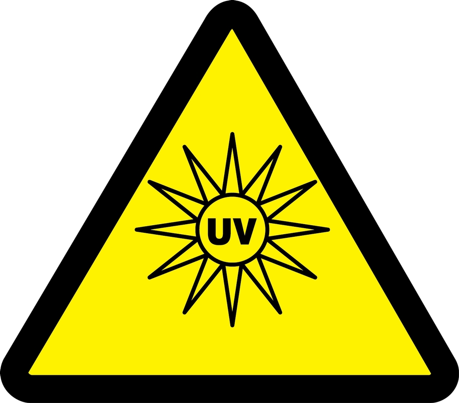 UV Hazard (2003/2011) ISO Warning Safety Sign MISO366