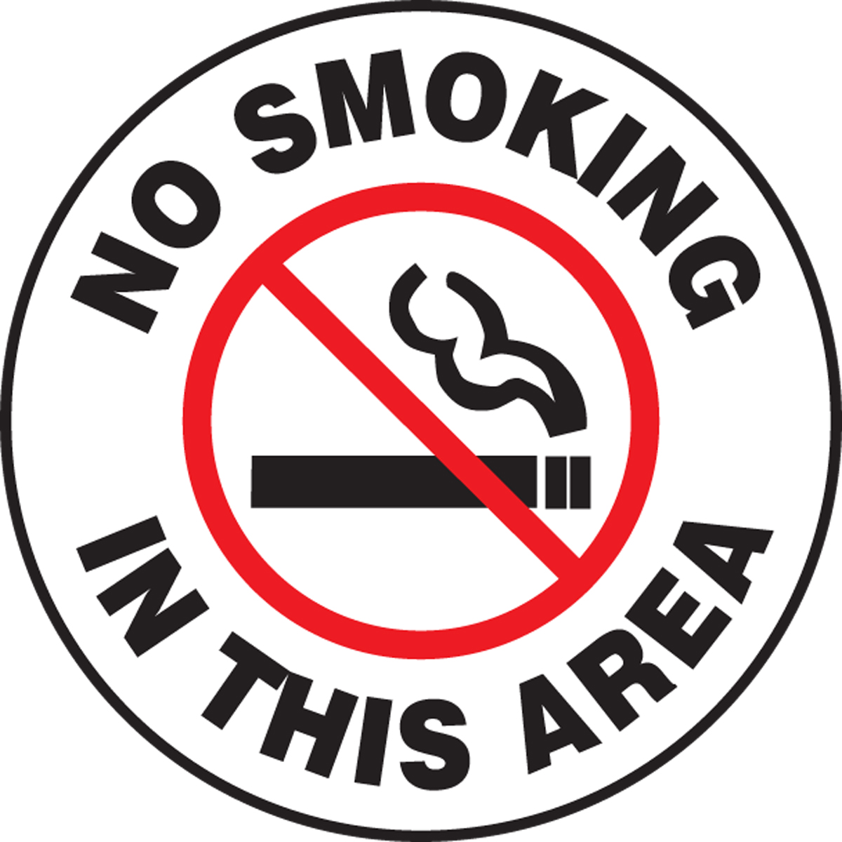 Sign: No Smoking In This Area (PSW715)